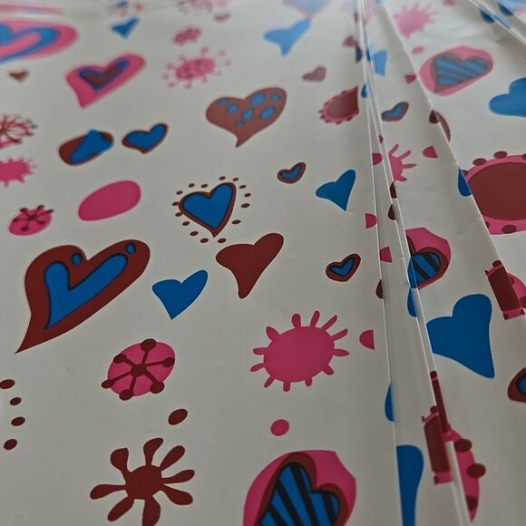 Colorful Heart Pattern Mail Poly Shipping Merchag Supply Swag Boho Cute Fun Y2k - Picture 7 of 14
